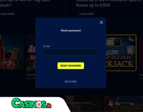 SciBet Casino problema di accesso
