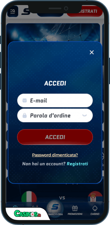 Scored Casino Accesso