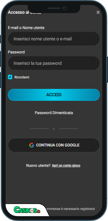 SilverPlay Casino Accesso
