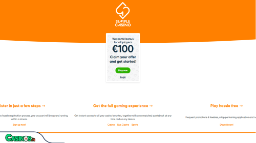 Simple Casino Bonus