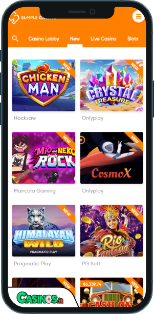 Simple Casino app mobile