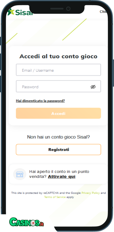 Sisal Casino Accesso