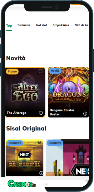 Sisal Casino app mobile