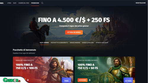 SlotLords Casino Bonus