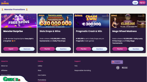 SlotMonster Casino Bonus