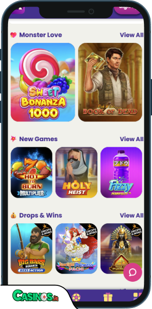 SlotMonster Casino app mobile