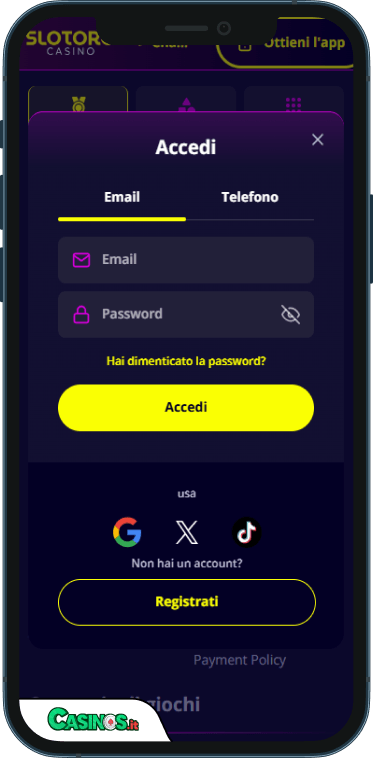 Slotoro Casino Accesso