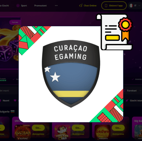 Slotoro Casino licenza