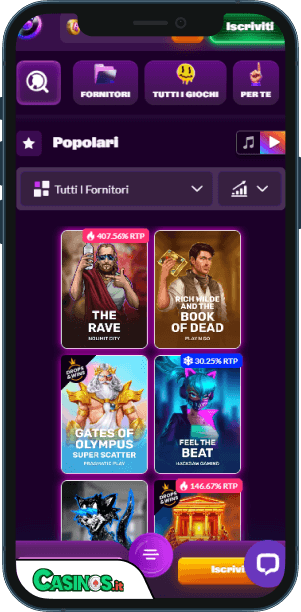 Slotrave Casino app mobile