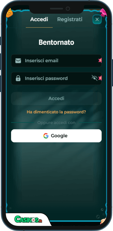 Slotrize Casino Accesso
