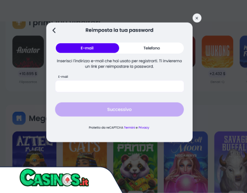Slott Casino problema di accesso