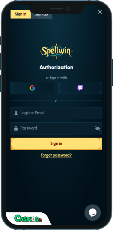 SpellWin Casino Accesso