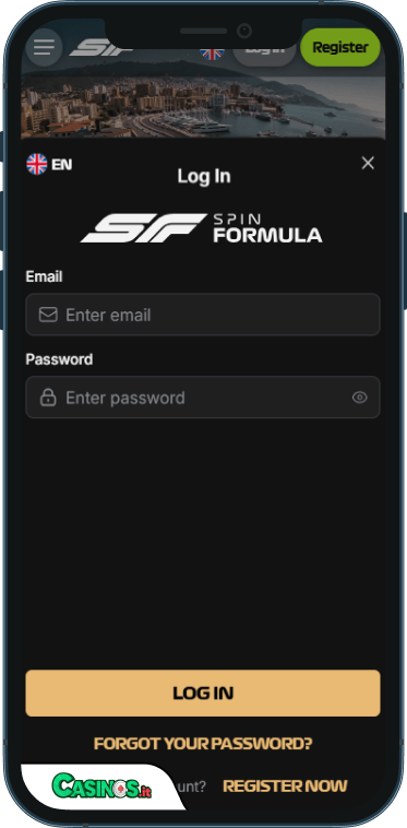 Spin Formula Casino Accesso