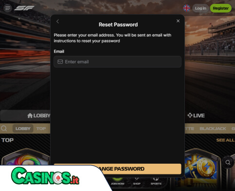 Spin Formula Casino problema di accesso