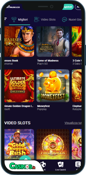 Spin Platinum Casino app mobile