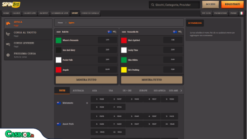 SpinBoss Casino Sport