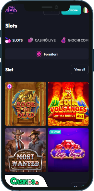 SpinFever Casino app mobile