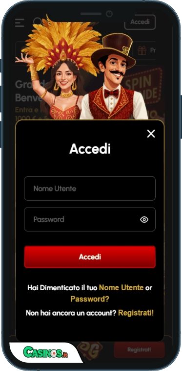 SpinGrande Casino Accesso