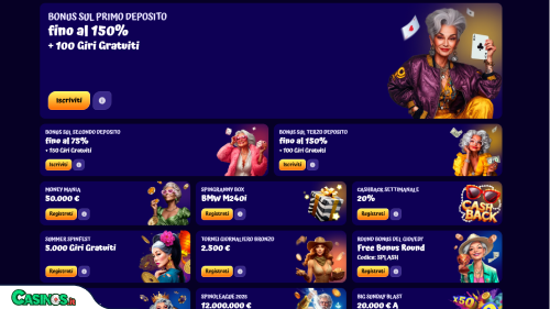 SpinGranny Casino Bonus