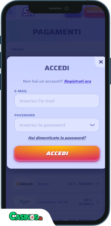 SpinRollz Casino Accesso