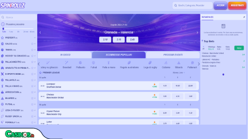 SpinRollz Casino Sport