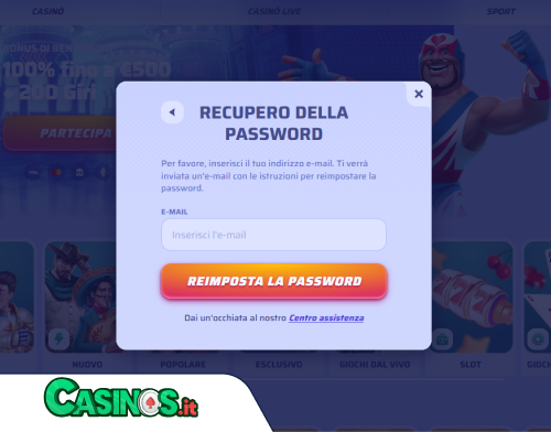 SpinRollz Casino problema di accesso