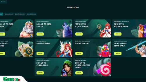 Spinaconda Casino Bonus