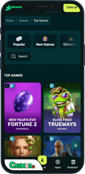 Spinaconda Casino app mobile