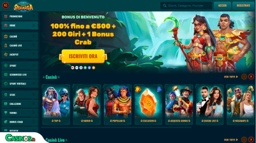 Spinanga Casino breve recensione