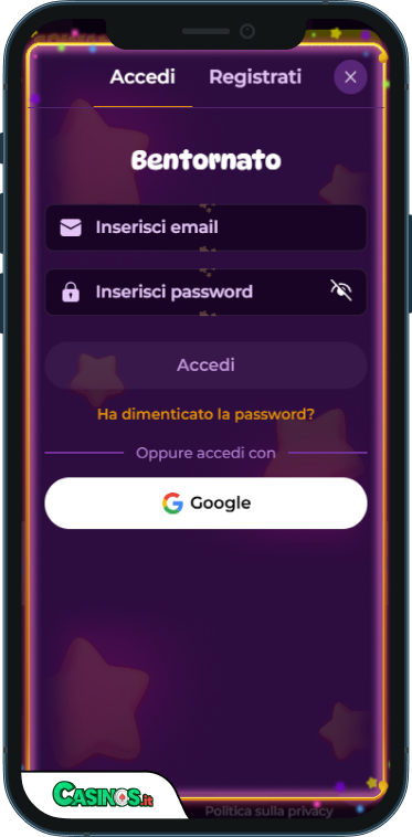 Spinania Casino Accesso