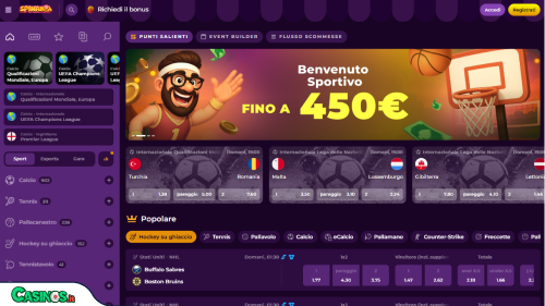 Spinania Casino Sport