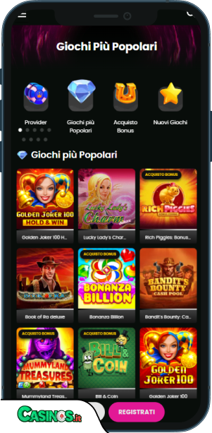Spinaro Casino app mobile