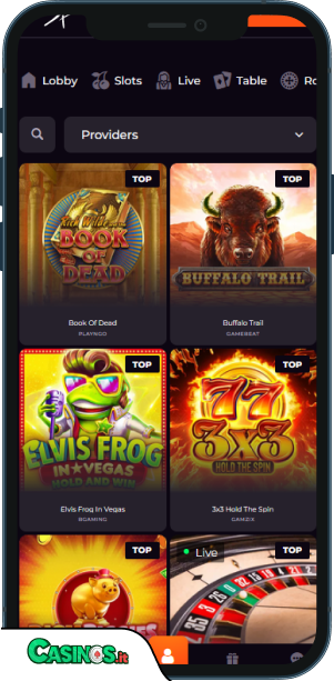 Spinch Casino app mobile