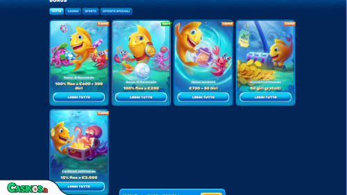 Spinfin Casino Bonus