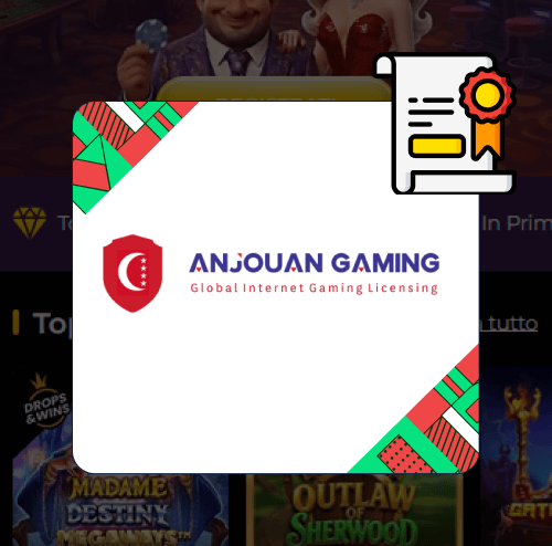 SpiniMax Casino licenza anjouan