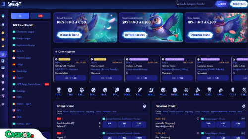Spinight Casino Sport