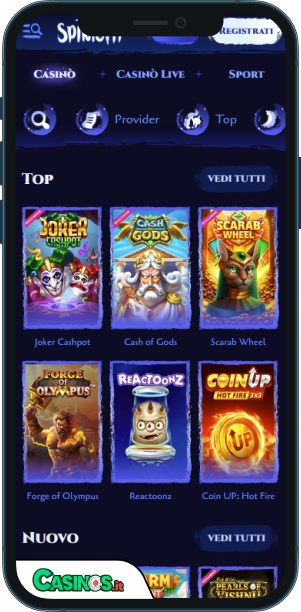 Spinight Casino app mobile
