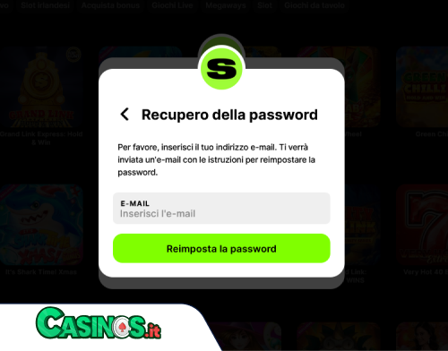 Spinit Casino problema di accesso