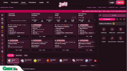 Spinko Casino Sport