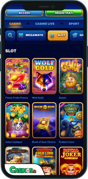 Spins of Glory Casino app mobile