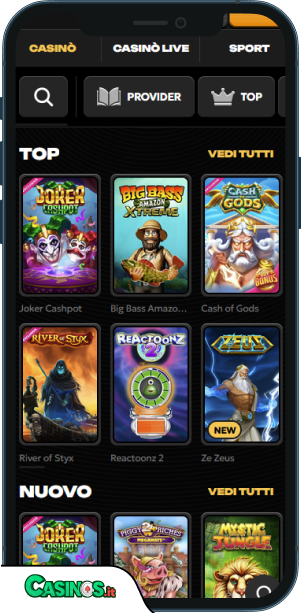 Spinsy Casino app mobile