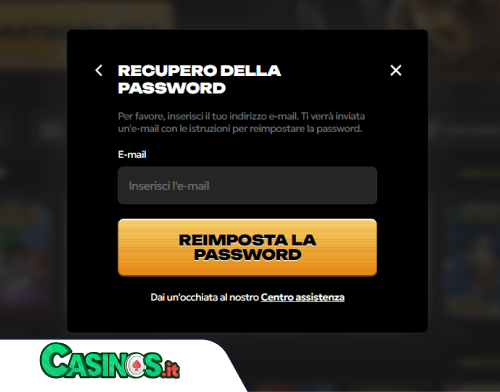Spinsy Casino problema di accesso