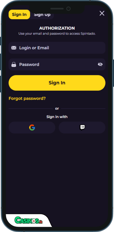 Spintado Casino Accesso