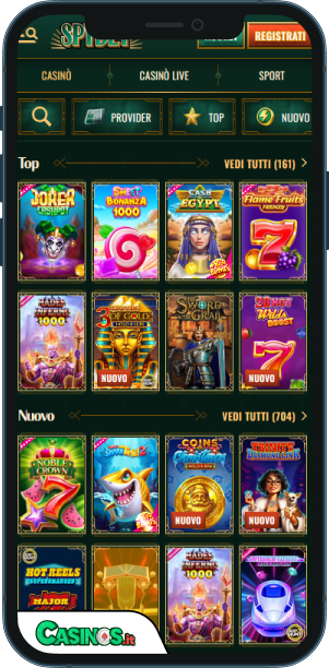 SpyBet Casino app mobile