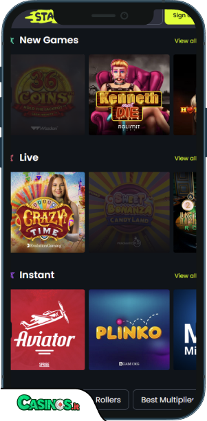 Starzino Casino app mobile