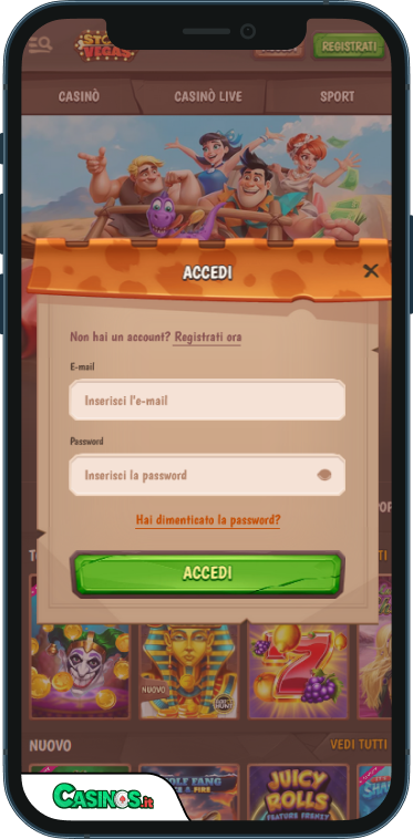 StoneVegas Casino Accesso