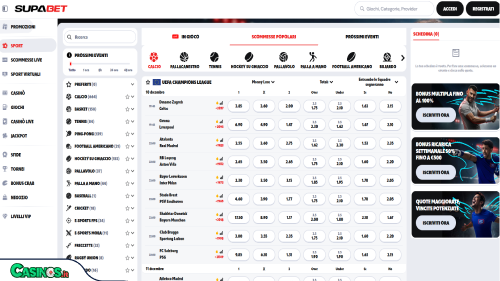 Supabet Casino Sport