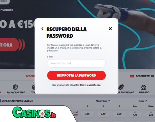 Supabet Casino problema di accesso