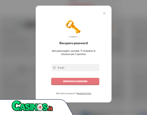 Sushi Casino problema di accesso
