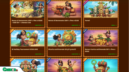 Tiki Casino Bonus